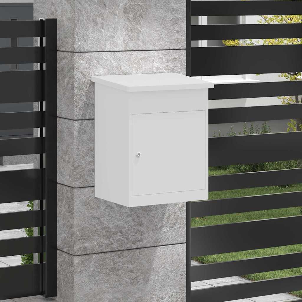 Cassetta per pacchi Bianco 44 x 35 x 59 cm Acciaio 874941