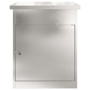 Cassetta per pacchi Nero 44 x 35 x 59 cm Acciaio inossidabile 874944