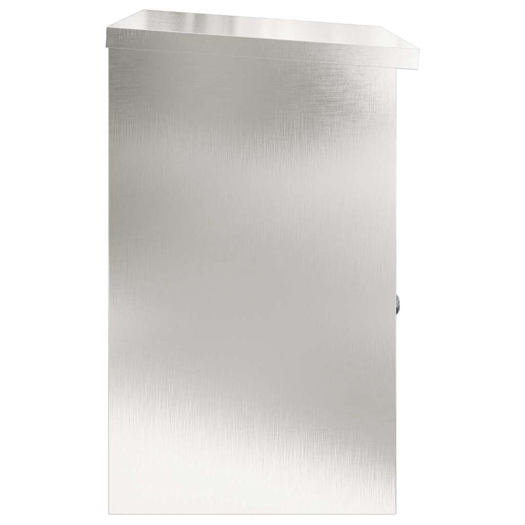 Cassetta per pacchi Nero 44 x 35 x 59 cm Acciaio inossidabile 874944