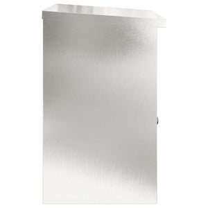 Cassetta per pacchi Nero 44 x 35 x 59 cm Acciaio inossidabile 874944