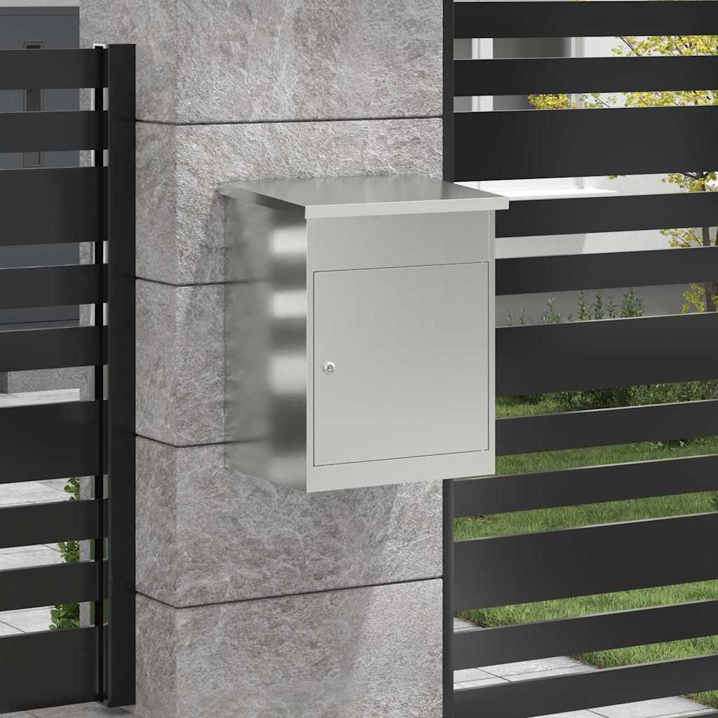 Cassetta per pacchi Nero 44 x 35 x 59 cm Acciaio zincato 874945