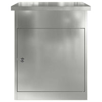 Cassetta per pacchi Nero 44 x 35 x 59 cm Acciaio zincato 874945