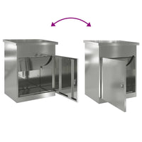 Cassetta per pacchi Nero 44 x 35 x 59 cm Acciaio zincato 874945