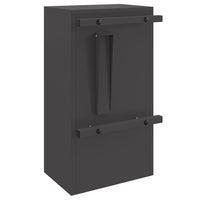 cassetta postalepastkastei Nero 30 x 23 x 55 cm Acciaio 874947