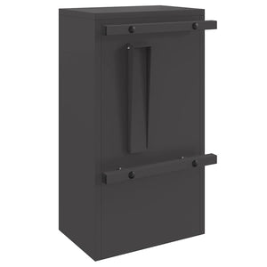 cassetta postalepastkastei Nero 30 x 23 x 55 cm Acciaio 874947