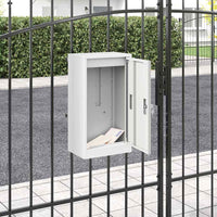 cassetta postalepastkastei Bianco 30 x 23 x 55 cm Acciaio 874948