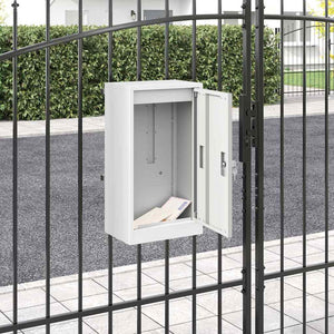 cassetta postalepastkastei Bianco 30 x 23 x 55 cm Acciaio 874948