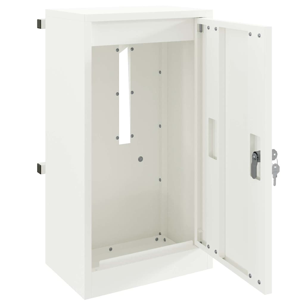 cassetta postalepastkastei Bianco 30 x 23 x 55 cm Acciaio 874948