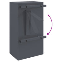 cassetta postalepastkastei Antracite 30 x 23 x 55 cm Acciaio 874949