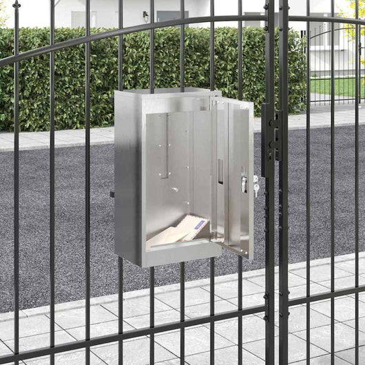 vidaXL cassetta postalepastkastei Nero 30 x 23 x 55 cm