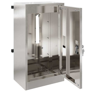 vidaXL cassetta postalepastkastei Nero 30 x 23 x 55 cm