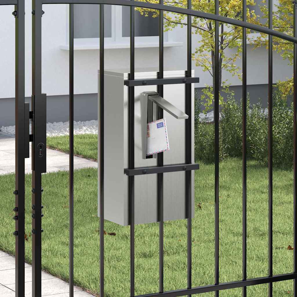 cassetta postalepastkastei Nero 30 x 23 x 55 cm Acciaio zincato 874952