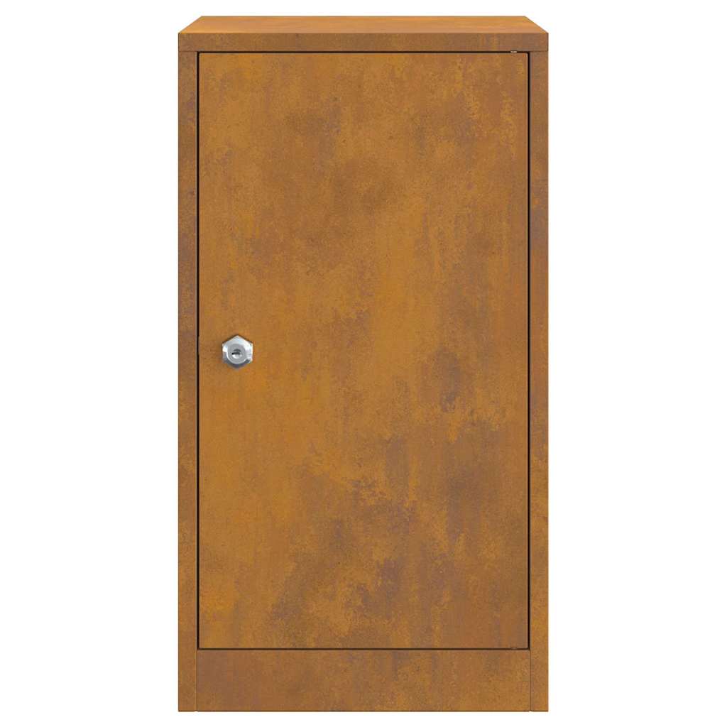 vidaXL cassetta postalepastkastei Ruggine 30 x 23 x 55 cm