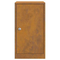 vidaXL cassetta postalepastkastei Ruggine 30 x 23 x 55 cm
