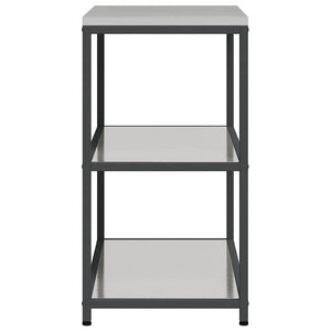 vidaXL Mensola per il deposito in cucina Argento Acciaio inossidabile