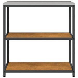 vidaXL Mensola per il deposito in cucina con lo scaffale Ruggine
