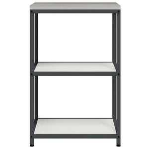 vidaXL Mensola per il deposito in cucina Bianco Acciaio