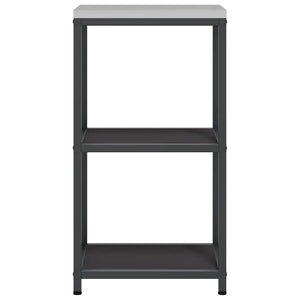 Mensola per il deposito in cucina con lo scaffale Nero Acciaio 874968