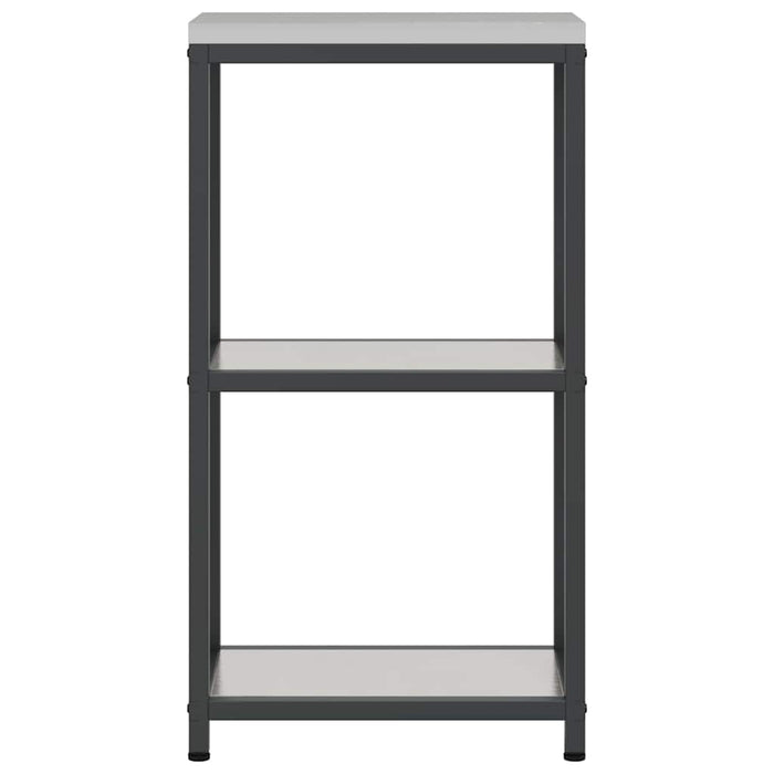 vidaXL Mensola per il deposito in cucina Argento Acciaio inossidabile