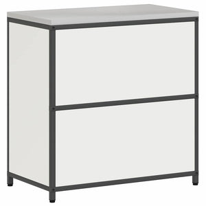 vidaXL Armadietto per Stoccaggio in Cucina con porta Bianco Acciaio