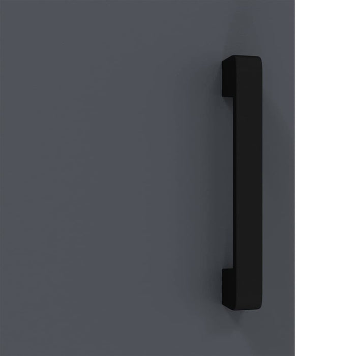 vidaXL Armadietto per Stoccaggio in Cucina con porta Antracite Acciaio