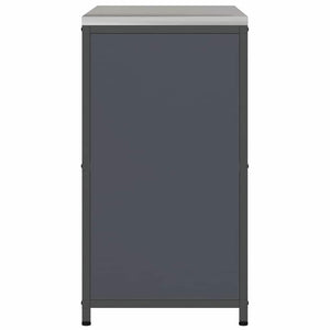 vidaXL Armadietto per Stoccaggio in Cucina con porta Antracite Acciaio