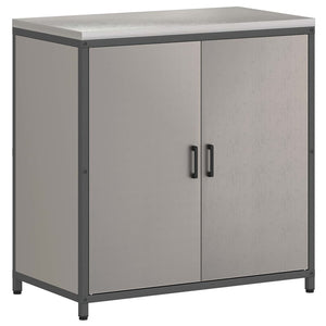 vidaXL Armadietto per Stoccaggio in Cucina con lo scaffale Ruggine