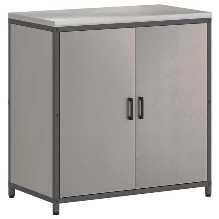 vidaXL Armadietto per Stoccaggio in Cucina con lo scaffale Ruggine