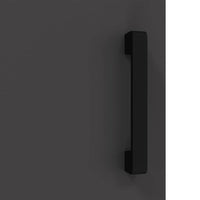 vidaXL Armadietto per Stoccaggio in Cucina con porta Nero Acciaio