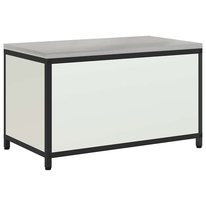 vidaXL Armadietto per Stoccaggio in Cucina con cassetto Bianco Acciaio