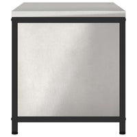 vidaXL Armadietto per Stoccaggio in Cucina con lo scaffale Argento