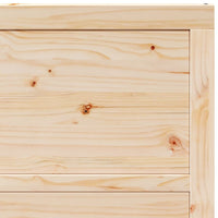 Porta scorrevole Marrone 100 x 208 cm Legno di pino massello 3381159