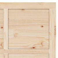 Porta scorrevole Marrone 100 x 208 cm Legno di pino massello 3381189