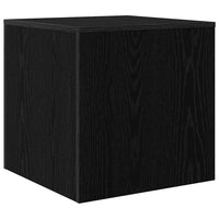 vidaXL Tavolini da salotto 3 pcs Rovere nero 45 x 45 x 45 cm