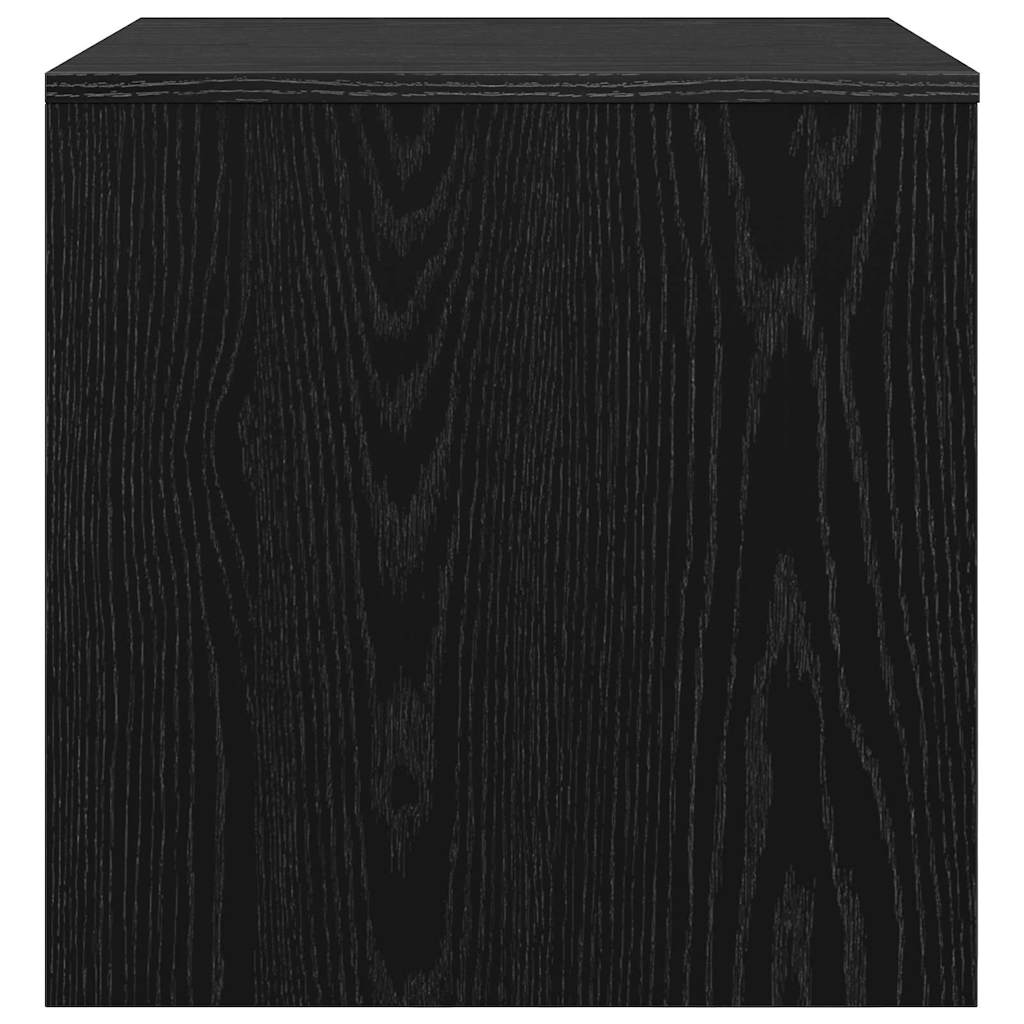 vidaXL Tavolini da salotto 3 pcs Rovere nero 45 x 45 x 45 cm