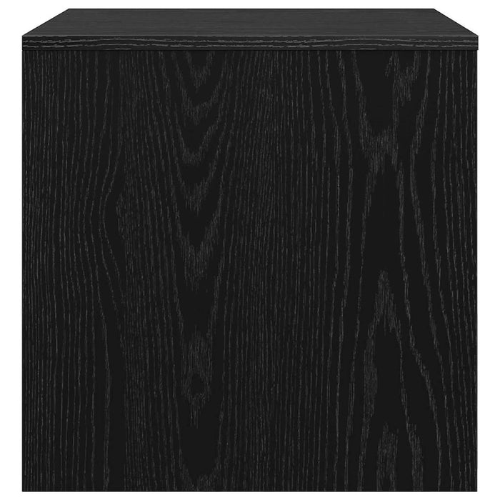 vidaXL Tavolini da salotto 3 pcs Rovere nero 45 x 45 x 45 cm