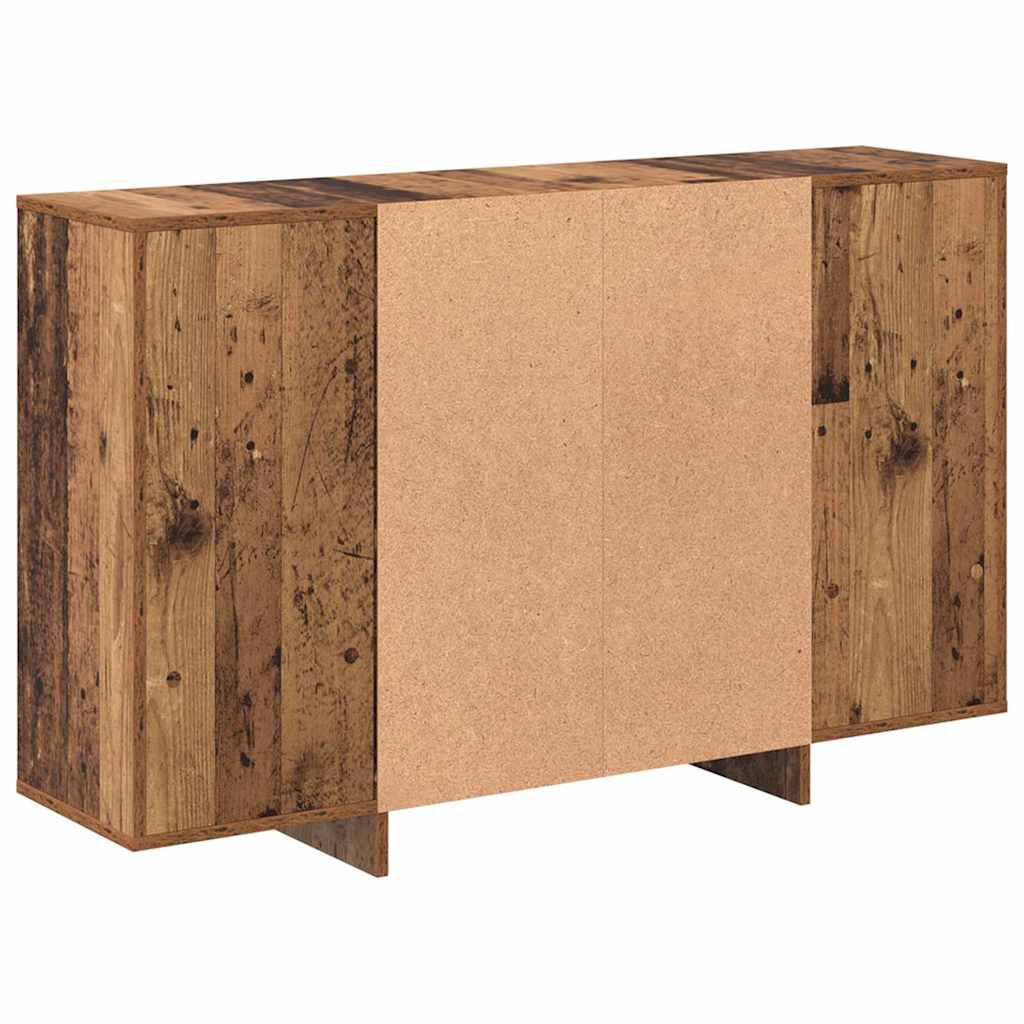 vidaXL Credenza Legno vecchio 120 x 30 x 75 cm Legno multistrato