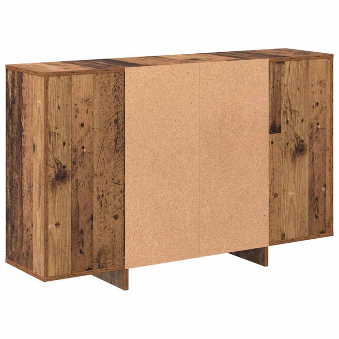 vidaXL Credenza Legno vecchio 120 x 30 x 75 cm Legno multistrato