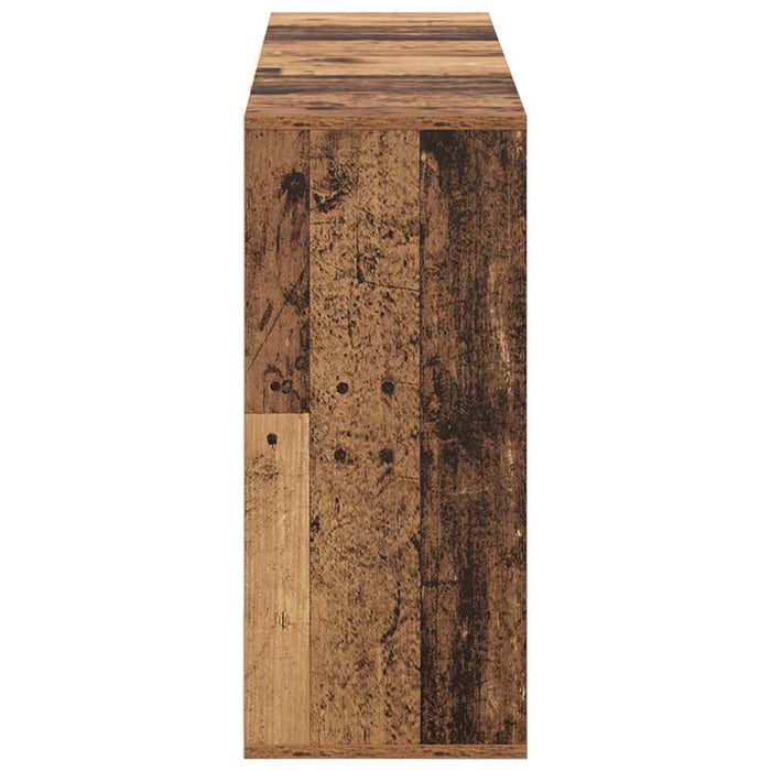 vidaXL Credenza Legno vecchio 120 x 30 x 75 cm Legno multistrato