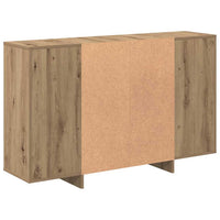 vidaXL Credenza rovere artigianale 120 x 30 x 75 cm Legno multistrato