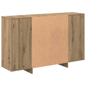 vidaXL Credenza rovere artigianale 120 x 30 x 75 cm Legno multistrato