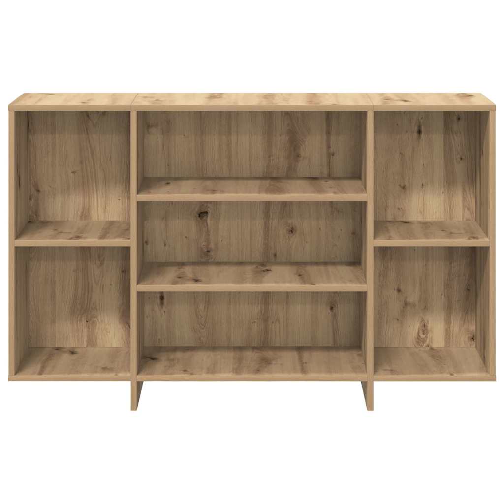 vidaXL Credenza rovere artigianale 120 x 30 x 75 cm Legno multistrato