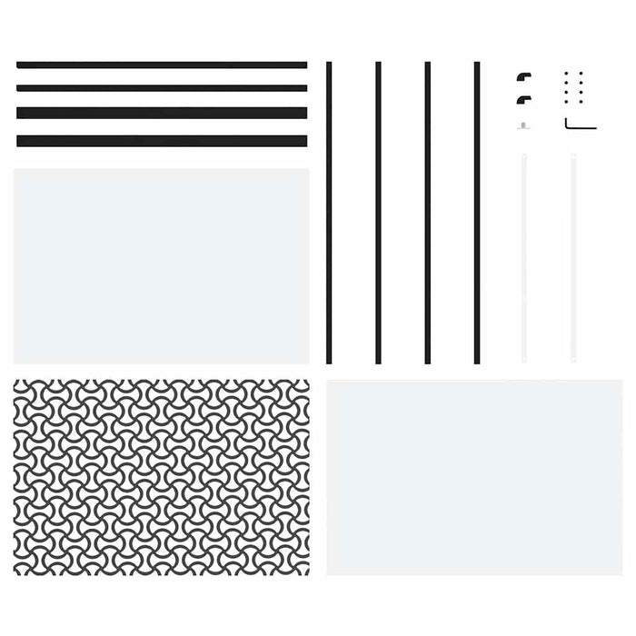 Porta scorrevole Nero 102.5 x 205 cm 42012459