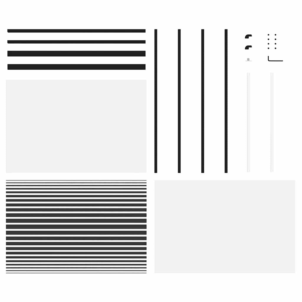 Porta scorrevole Nero 102.5 x 205 cm 42012462