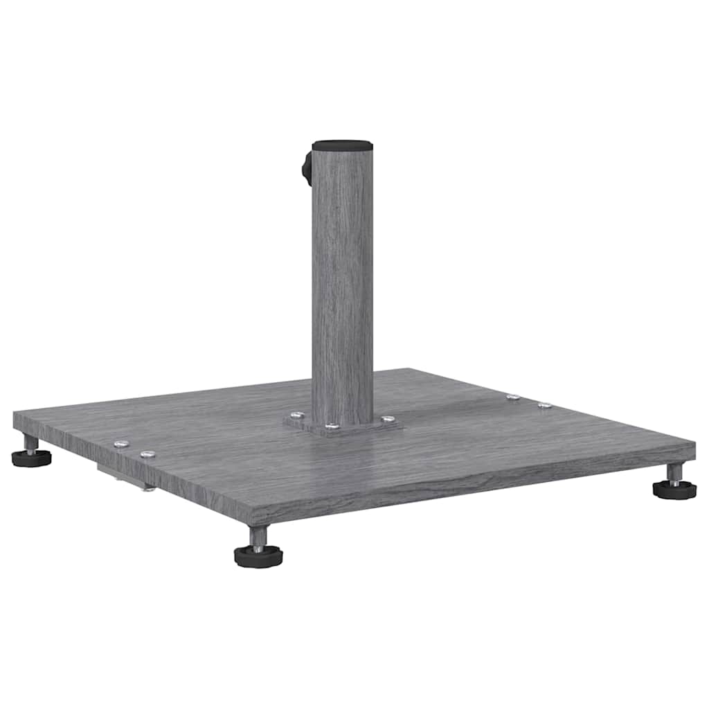 vidaXL Base per Ombrello da Esterno Aspetto legno grigio scuro