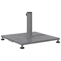 vidaXL Base per Ombrello da Esterno Aspetto legno grigio scuro