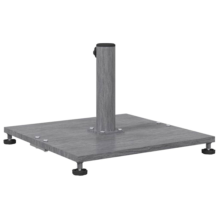 vidaXL Base per Ombrello da Esterno Aspetto legno grigio scuro