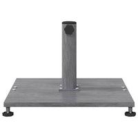 vidaXL Base per Ombrello da Esterno Aspetto legno grigio scuro