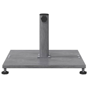 vidaXL Base per Ombrello da Esterno Aspetto legno grigio scuro