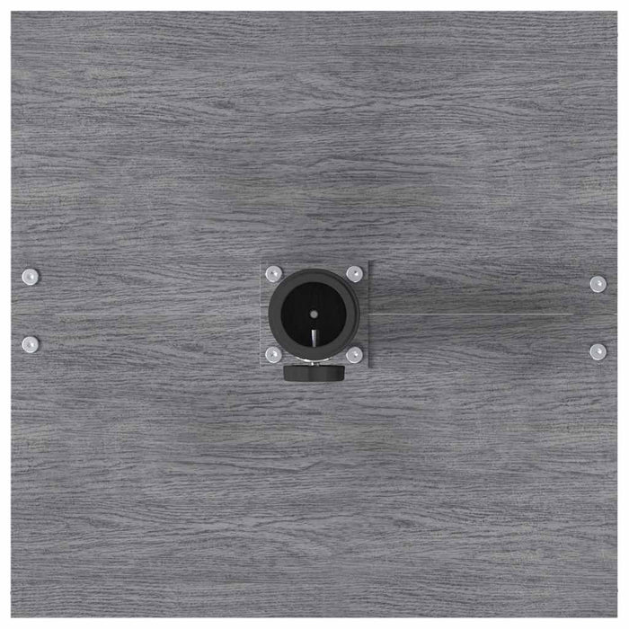 vidaXL Base per Ombrello da Esterno Aspetto legno grigio scuro